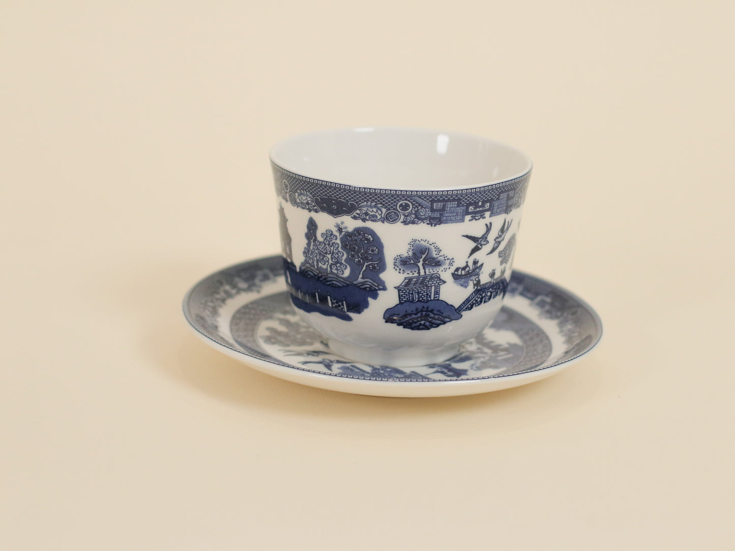 Blue Willow Cup & Saucer